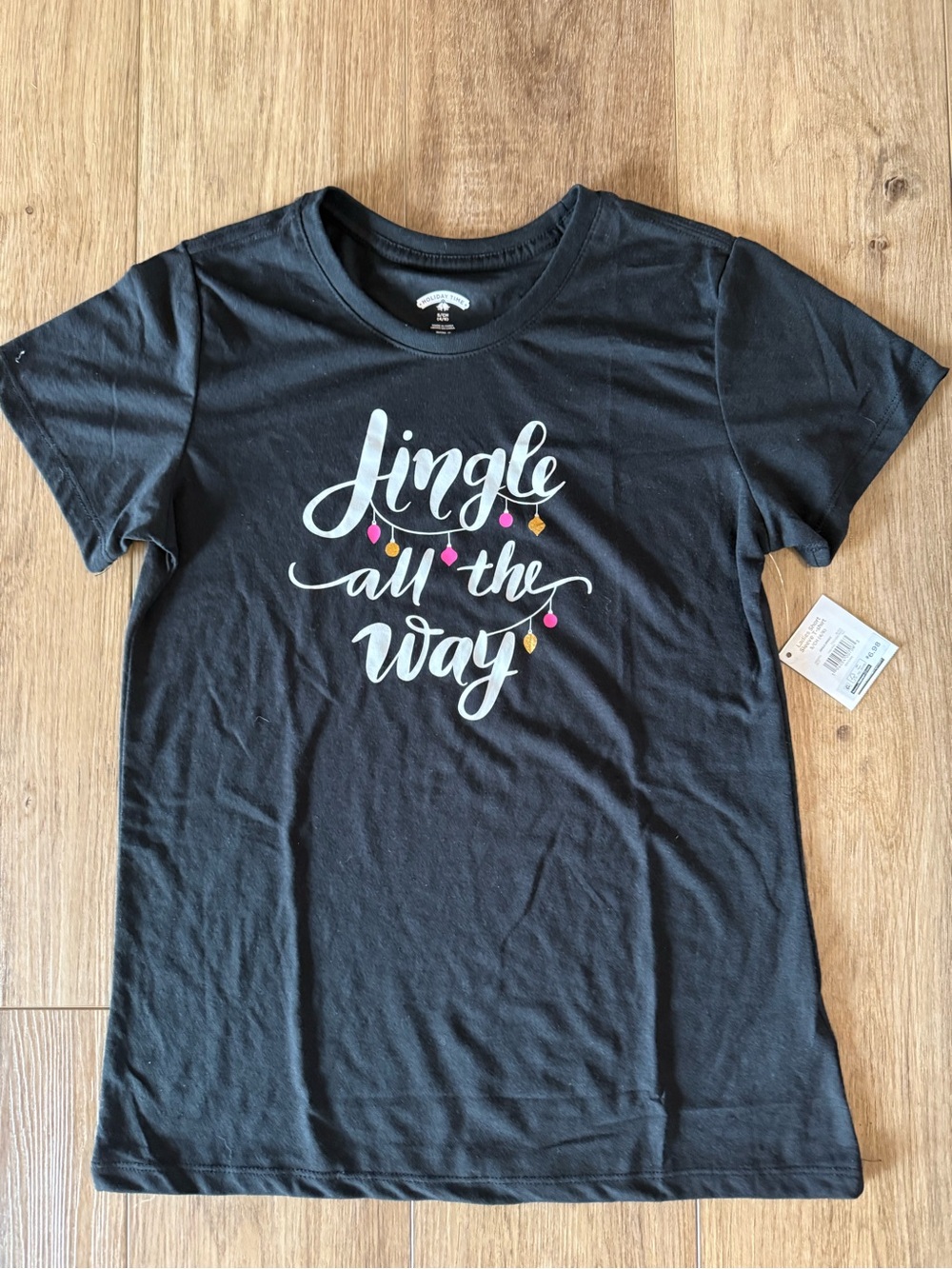 Jingle All The Way Short Sleeve Tee - Black